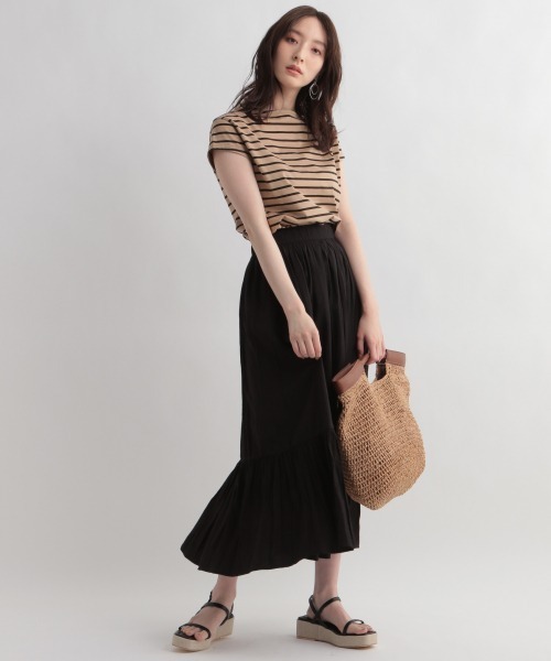 Andemiu（アンデミュウ）の「フレンチボーダーカットソー949667（Tシャツ/カットソー・レディース・ホワイト/ベージュ/ネイビー・FREE）」の19枚目の写真