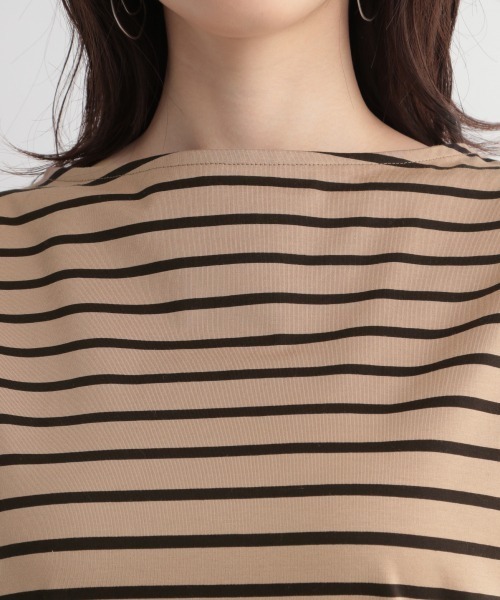 Andemiu（アンデミュウ）の「フレンチボーダーカットソー949667（Tシャツ/カットソー・レディース・ホワイト/ベージュ/ネイビー・FREE）」の14枚目の写真