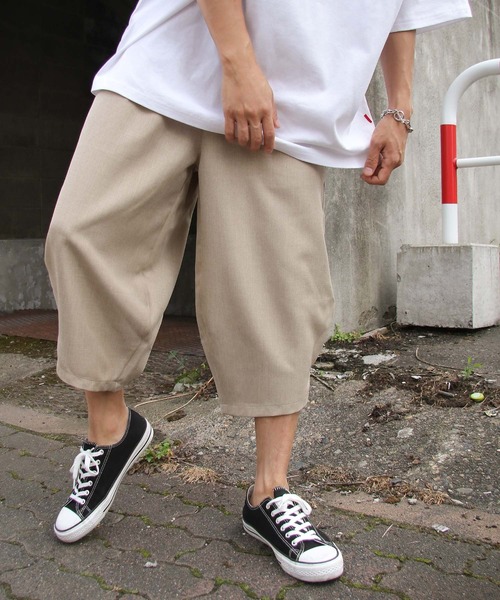 ZIP FIVE（ジップファイブ）の「【ZIP FIVE】バルーンクロップドイージーパンツ（その他パンツ・メンズ・アイボリー/ブラック/ブラウン/ベージュ/ブルー/オリーブ・LARGE/MEDIUM/X-LARGE）」の4枚目の写真