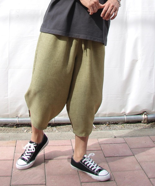 ZIP FIVE（ジップファイブ）の「【ZIP FIVE】バルーンクロップドイージーパンツ（その他パンツ・メンズ・アイボリー/ブラック/ブラウン/ベージュ/ブルー/オリーブ・LARGE/MEDIUM/X-LARGE）」の5枚目の写真