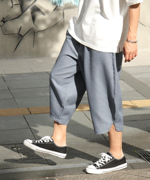 ZIP FIVE（ジップファイブ）の「【ZIP FIVE】バルーンクロップドイージーパンツ（その他パンツ・メンズ・アイボリー/ブラック/ブラウン/ベージュ/ブルー/オリーブ・LARGE/MEDIUM/X-LARGE）」の6枚目の写真
