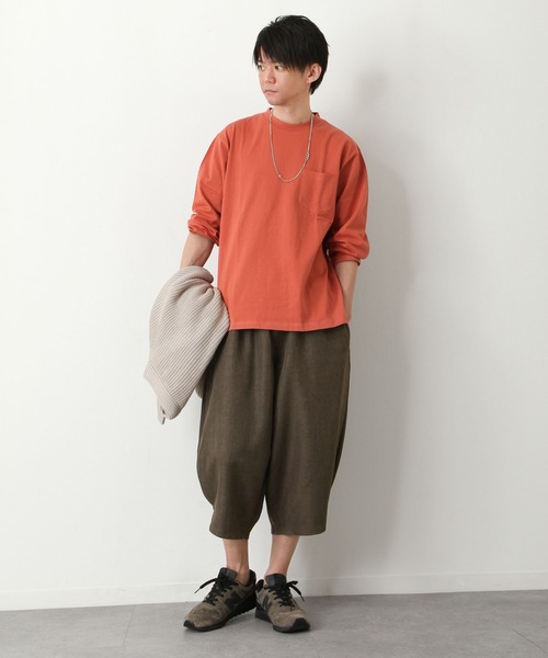 ZIP FIVE（ジップファイブ）の「【ZIP FIVE】バルーンクロップドイージーパンツ（その他パンツ・メンズ・アイボリー/ブラック/ブラウン/ベージュ/ブルー/オリーブ・LARGE/MEDIUM/X-LARGE）」の22枚目の写真