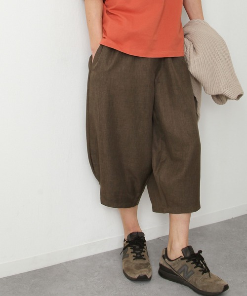 ZIP FIVE（ジップファイブ）の「【ZIP FIVE】バルーンクロップドイージーパンツ（その他パンツ・メンズ・アイボリー/ブラック/ブラウン/ベージュ/ブルー/オリーブ・LARGE/MEDIUM/X-LARGE）」の17枚目の写真