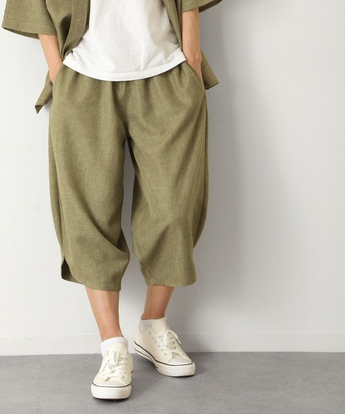 ZIP FIVE（ジップファイブ）の「【ZIP FIVE】バルーンクロップドイージーパンツ（その他パンツ・メンズ・アイボリー/ブラック/ブラウン/ベージュ/ブルー/オリーブ・LARGE/MEDIUM/X-LARGE）」の12枚目の写真