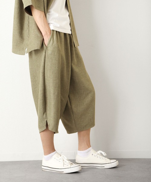 ZIP FIVE（ジップファイブ）の「【ZIP FIVE】バルーンクロップドイージーパンツ（その他パンツ・メンズ・アイボリー/ブラック/ブラウン/ベージュ/ブルー/オリーブ・LARGE/MEDIUM/X-LARGE）」の11枚目の写真