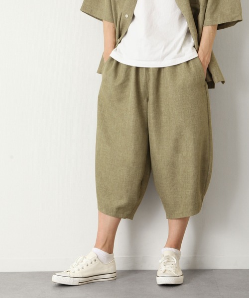 ZIP FIVE（ジップファイブ）の「【ZIP FIVE】バルーンクロップドイージーパンツ（その他パンツ・メンズ・アイボリー/ブラック/ブラウン/ベージュ/ブルー/オリーブ・LARGE/MEDIUM/X-LARGE）」の10枚目の写真