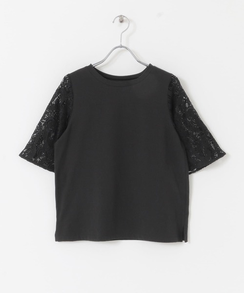 URBAN RESEARCH ROSSO WOMEN（アーバンリサーチ　ロッソ）の「ペイズリーレーススリーブプルオーバー（Tシャツ/カットソー・レディース・ブラック/ミント/グレー系その他・FREE）」の15枚目の写真