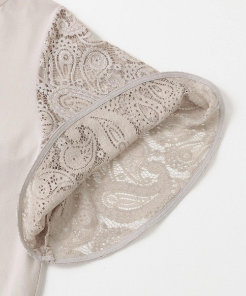 URBAN RESEARCH ROSSO WOMEN（アーバンリサーチ　ロッソ）の「ペイズリーレーススリーブプルオーバー（Tシャツ/カットソー・レディース・ブラック/ミント/グレー系その他・FREE）」の21枚目の写真