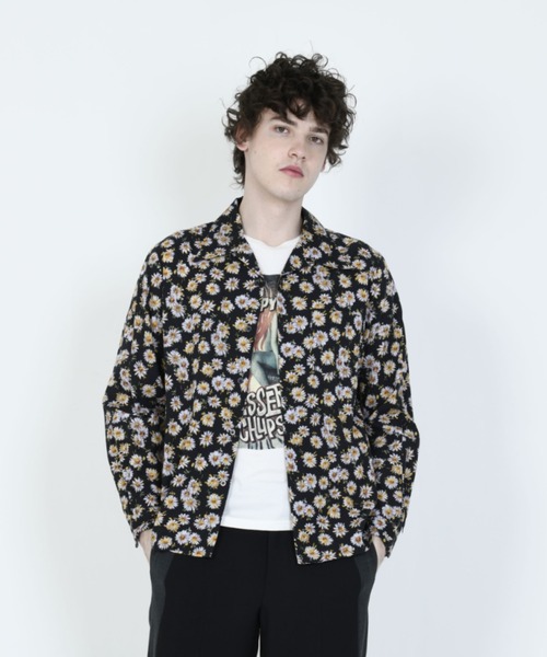 ヒステリックグラマー☆花柄ブラウス 70's FLOWER柄 Tシャツ|HYSTERIC GLAMOUR WOMEN | HYSTERIC