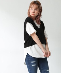 Ｔシャツ付ベスト