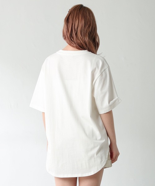 Honeys（ハニーズ）の「Ｔシャツ付ベスト（ベスト・レディース・ブラック/ベージュ/オレンジ/ブルー・M/L/S）」の15枚目の写真