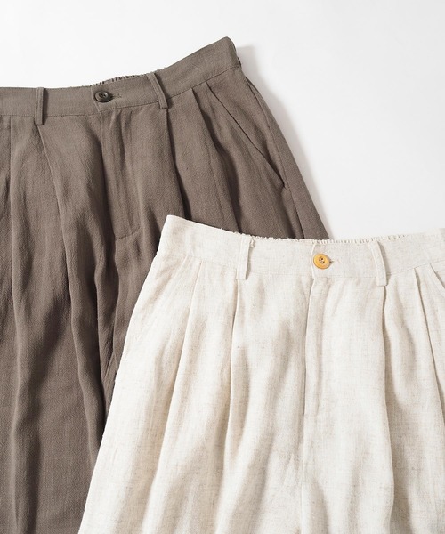 Crisp（クリスプ）の「2タックワイドパンツ（その他パンツ・レディース・ダークブラウン/ナチュラル・FREE）」の18枚目の写真
