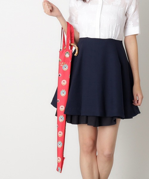 PAUL&JOE(ポールアンドジョー)の「傘袋 吸水 長傘タイプ(長傘・レディース・ホワイト/ネイビー/ライトパープル/オレンジ系その他2/ミント/ライトグレー/レッド/サックスブルー/ピンク/ダークブルー・FREE)」の9枚目の写真