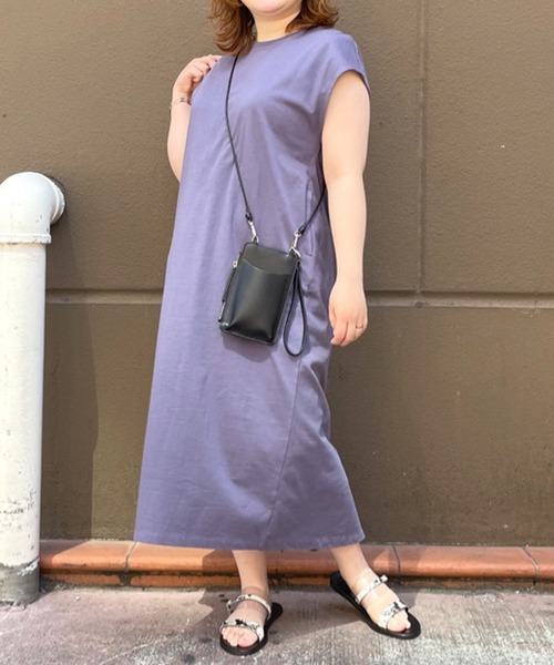 セール 身長別で選べる 汗染み防止フレンチスリーブロングワンピース ワンピース Un Dix Cors アンディコール のファッション通販 Zozotown