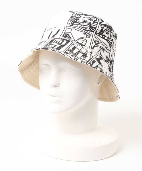 HOOK（フック）の「【HOOK】アメリカ人物イラスト刺繍 リバーシブル