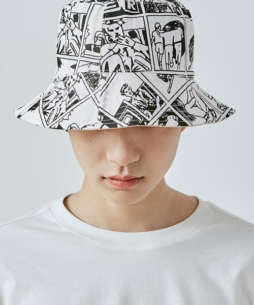 HOOK（フック）の「【HOOK】アメリカ人物イラスト刺繍 リバーシブル