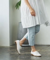 PUAL CE CIN | 綿麻ツイルテーパードパンツ(その他パンツ)