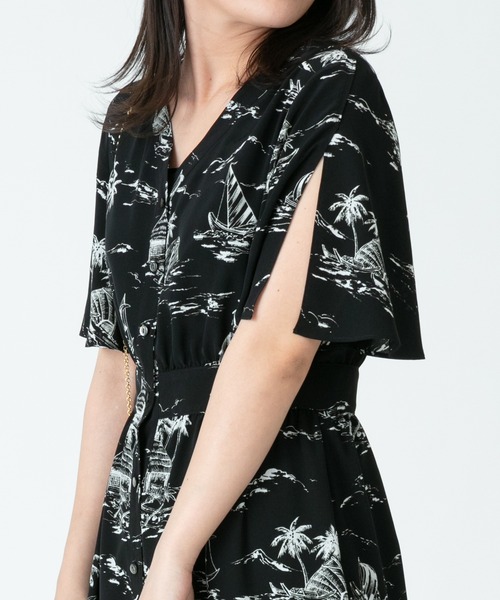 ヴィンテージアロハプリントワンピース ワンピース Allureville アルアバイル のファッション セール