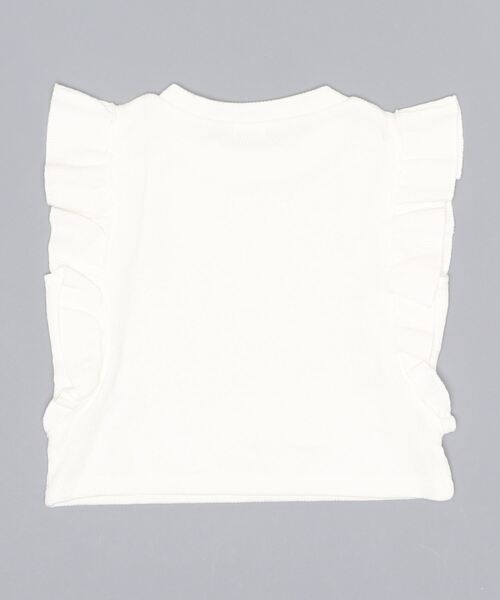 LOWRYS FARM（ローリーズファーム）の「ソデフリルＳＳ　947067（Tシャツ/カットソー・キッズ・ブラック/アイボリー/ブルー/ダークブラウン・130cm/120cm/150cm/140cm/110cm）」の12枚目の写真