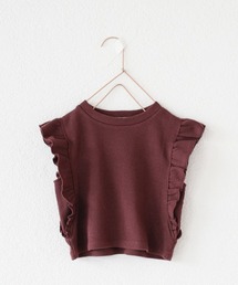 LOWRYS FARM | ソデフリルＳＳ　947067(Tシャツ/カットソー)