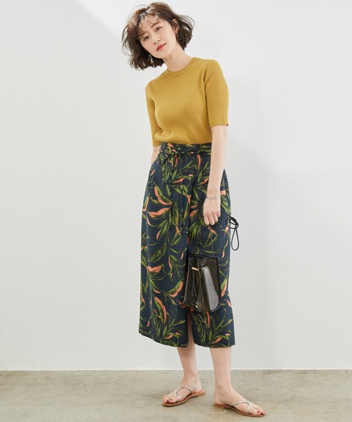 ROPE' PICNIC（ロペピクニック）の「【ORGANIC COTTON】リブ編み半袖