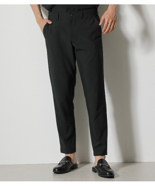 AZUL by moussy(アズールバイマウジー)の「STRETCH TAPERED PANTS/ストレッチテーパードパンツ(その他パンツ・メンズ・ブラック/ライトグレー/ブラック系その他/ベージュ・SMALL/MEDIUM/LARGE)」の2枚目の写真
