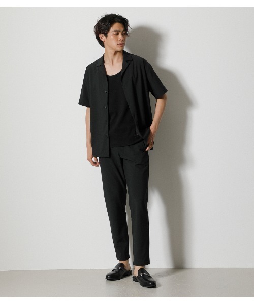 AZUL by moussy(アズールバイマウジー)の「STRETCH TAPERED PANTS/ストレッチテーパードパンツ(その他パンツ・メンズ・ブラック/ライトグレー/ブラック系その他/ベージュ・SMALL/MEDIUM/LARGE)」の11枚目の写真