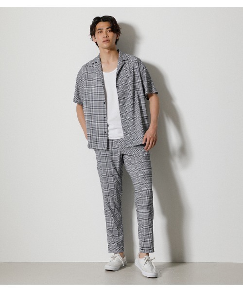 AZUL by moussy(アズールバイマウジー)の「STRETCH TAPERED PANTS/ストレッチテーパードパンツ(その他パンツ・メンズ・ブラック/ライトグレー/ブラック系その他/ベージュ・SMALL/MEDIUM/LARGE)」の7枚目の写真