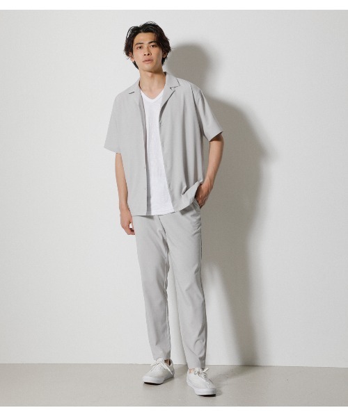 AZUL by moussy(アズールバイマウジー)の「STRETCH TAPERED PANTS/ストレッチテーパードパンツ(その他パンツ・メンズ・ブラック/ライトグレー/ブラック系その他/ベージュ・SMALL/MEDIUM/LARGE)」の18枚目の写真