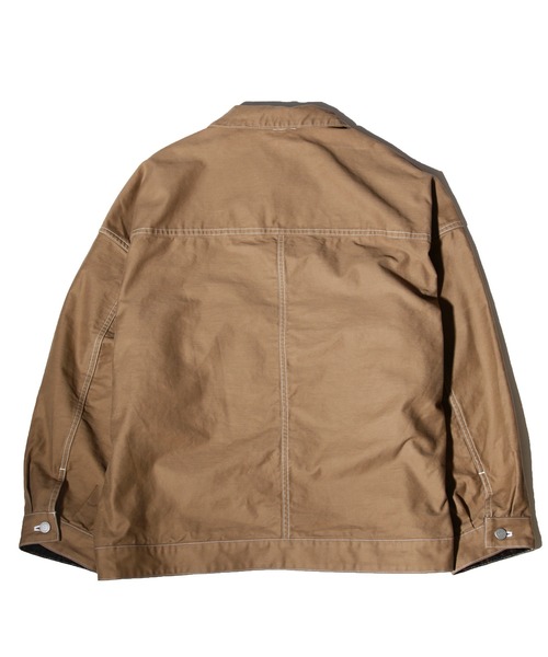 Subciety(サブサエティ)の「COVER ALL SHIRT(カバーオール・メンズ・ベージュ/ブラック/ホワイト・LARGE/X-LARGE/MEDIUM/SMALL)」の20枚目の写真