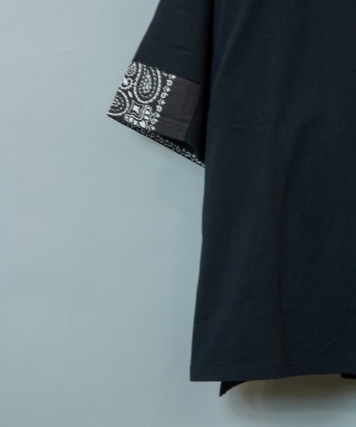 HAV-A-HANK（ハバハンク ）の「JE-HAV-A-HANK.リメイクTEE（Tシャツ/カットソー・メンズ・ホワイト/ブラック/カーキ/ネイビー・M/L）」の10枚目の写真