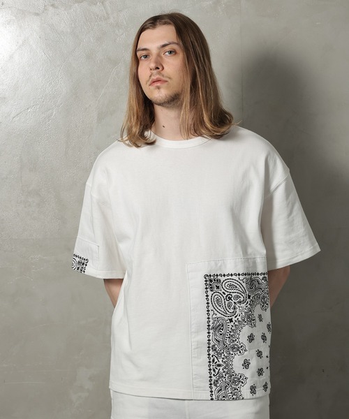 HAV-A-HANK（ハバハンク ）の「JE-HAV-A-HANK.リメイクTEE（Tシャツ/カットソー・メンズ・ホワイト/ブラック/カーキ/ネイビー・M/L）」の12枚目の写真