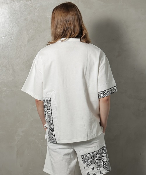 HAV-A-HANK（ハバハンク ）の「JE-HAV-A-HANK.リメイクTEE（Tシャツ/カットソー・メンズ・ホワイト/ブラック/カーキ/ネイビー・M/L）」の16枚目の写真