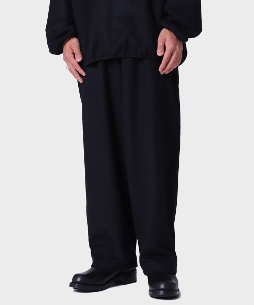 marka（マーカ）の「marka / マーカ：GYM PANTS - super120's wool beaver -：M21C-15PT01C[COR]（その他パンツ・メンズ・ブラック・1/2/3）」の13枚目の写真