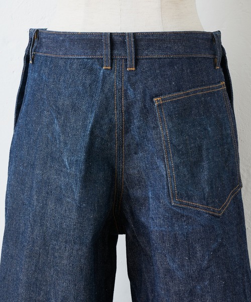 BEARDSLEY（ビアズリー）の「デッドストックデニムパンツ（その他パンツ・レディース・インディゴブルー・FREE）」の5枚目の写真