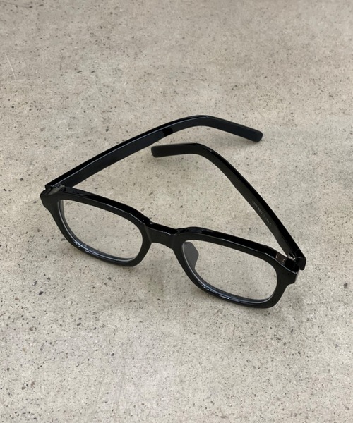 mystic（ミスティック）の「太フレームメガネ（メガネ・レディース・ブラック・ONE SIZE）」の4枚目の写真