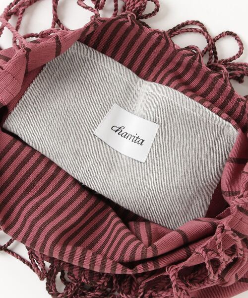 charrita（チャリータ）の「charrita Bolsa chiapas（トートバッグ・レディース・ピンク/ホワイト/イエロー・ONE SIZE）」の4枚目の写真