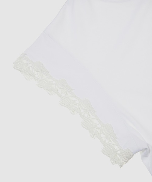 Chloe（クロエ）の「ORGANIC COTTON JERSEY　オーガニックコットントップス（Tシャツ/カットソー・レディース・ホワイト・S/XS）」の3枚目の写真