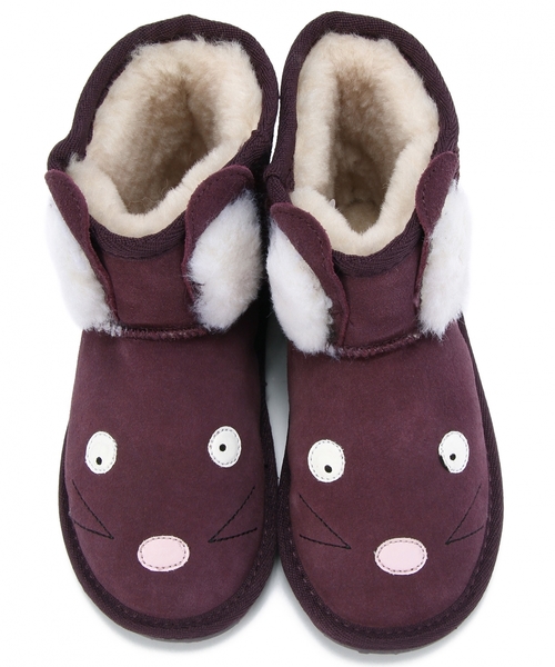 Another Edition(アナザーエディション)の「▲emu CREATURE MINI(ブーツ・キッズ・イエロー/パープル・18cm/16cm)」の3枚目の写真