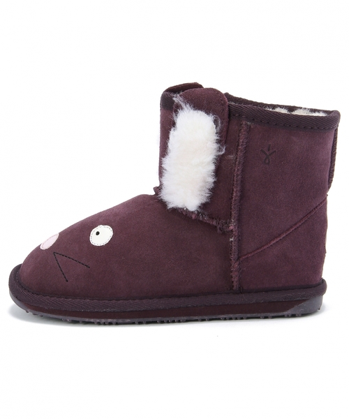 Another Edition(アナザーエディション)の「▲emu CREATURE MINI(ブーツ・キッズ・イエロー/パープル・18cm/16cm)」の4枚目の写真