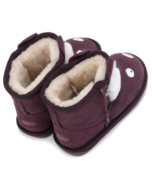 Another Edition(アナザーエディション)の「▲emu CREATURE MINI(ブーツ・キッズ・イエロー/パープル・18cm/16cm)」の6枚目の写真