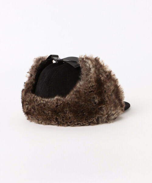 BEAMS HEART(ビームスハート)の「BEAMS HEART / イヤーファー コーデュロイ キャップ(キャップ・メンズ・ブラック・ONE SIZE)」の2枚目の写真