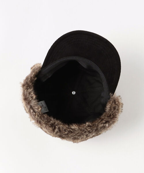 BEAMS HEART(ビームスハート)の「BEAMS HEART / イヤーファー コーデュロイ キャップ(キャップ・メンズ・ブラック・ONE SIZE)」の7枚目の写真