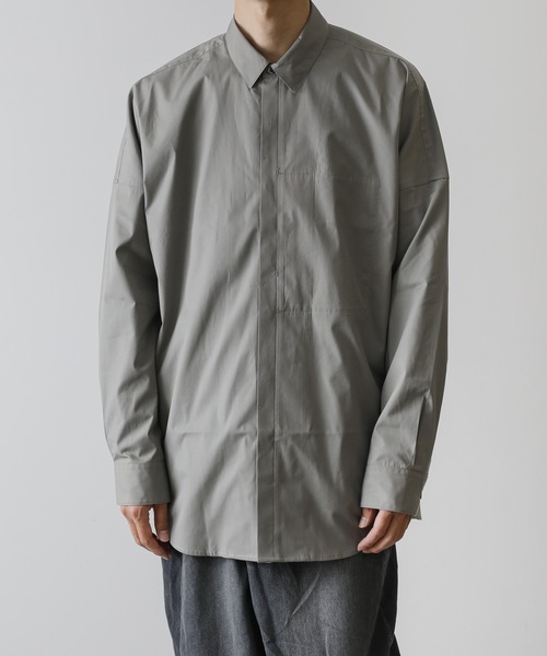 ATTACHMENT（アタッチメント）の「C/SI TYPEWRITER CLOTH L/S SHIRTS（シャツ/ブラウス・メンズ・ブラウン/ホワイト/ブラック/グレー系その他・1/2）」の4枚目の写真