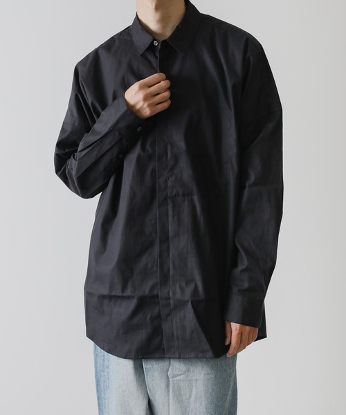 美品アタッチメントattachmentシャツshirtバンドカラー3チェック ATTACHMENT - アタッチメント | 公式通販サイト session セッション