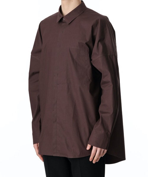 ATTACHMENT（アタッチメント）の「C/SI TYPEWRITER CLOTH L/S SHIRTS（シャツ/ブラウス・メンズ・ブラウン/ホワイト/ブラック/グレー系その他・1/2）」の5枚目の写真