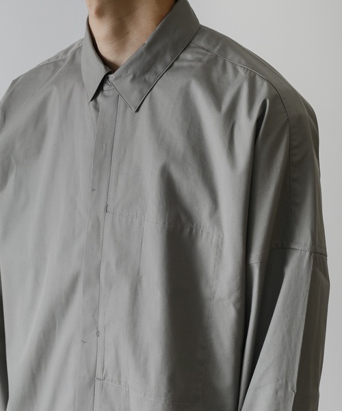 ATTACHMENT（アタッチメント）の「C/SI TYPEWRITER CLOTH L/S SHIRTS（シャツ/ブラウス・メンズ・ブラウン/ホワイト/ブラック/グレー系その他・1/2）」の14枚目の写真