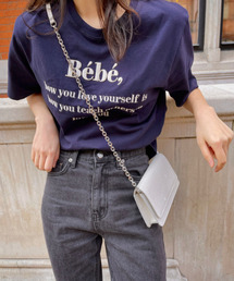 ロゴ刺繍Tシャツ