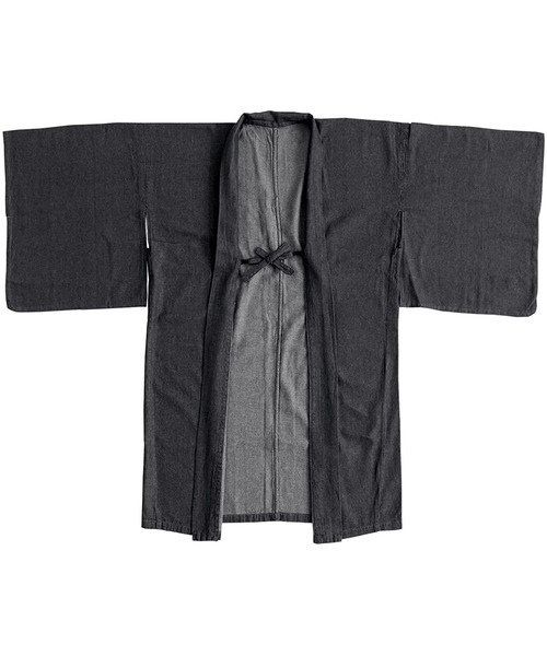 KYOETSU（キョウエツ）の「洗えるメンズデニム羽織（着物・メンズ・インディゴブルー/ブラック/ブルー・L/LL/M）」の11枚目の写真