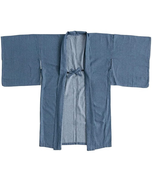 KYOETSU（キョウエツ）の「洗えるメンズデニム羽織（着物・メンズ・インディゴブルー/ブラック/ブルー・L/LL/M）」の15枚目の写真